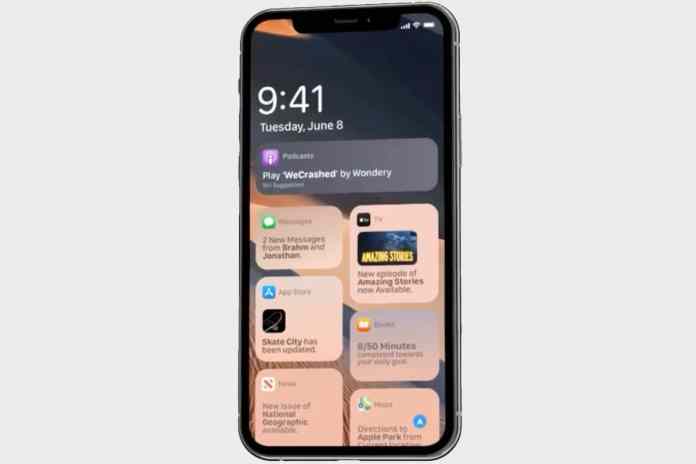 Появился концепт iOS 14